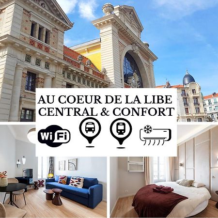 Au Coeur De La Libe - Ac - Central - Pres Tram Et Supermarches - Lit Xxl 尼斯 外观 照片
